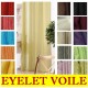 Linen Look Eyelet Ring Top Voile Curtains at €12.85 only