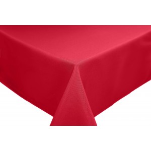 Red Round & Rectangulare Fabric Tablecloths