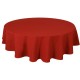 Red Round & Rectangulare Fabric Tablecloths