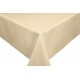 White Round & Rectangulare Fabric Tablecloths