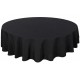 Grey dark Round & Rectangulare Fabric Tablecloths