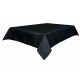 Black Round & Rectangulare Fabric Tablecloths