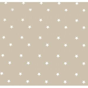 Beige Stars Oilcloths PVC Tablecloths