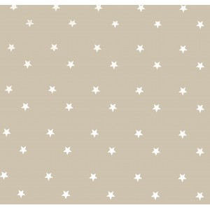 Beige Stars Oilcloths PVC Tablecloths