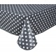 Yellow Polka Dot Oilclothes PVC Tableclothes